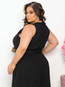 Macacão feminino com cinto