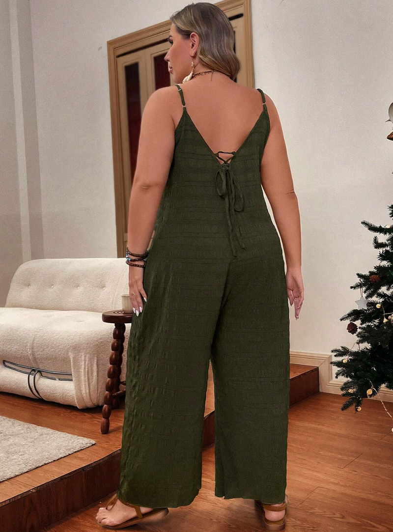 Macacão fluído - Plus size