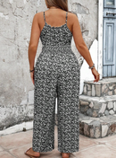 Macacão longo estampado