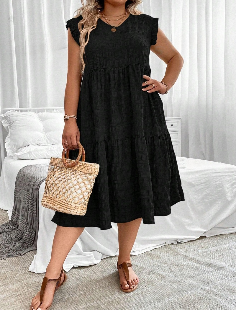 Vestido com babados