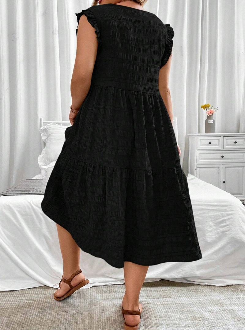 Vestido com babados