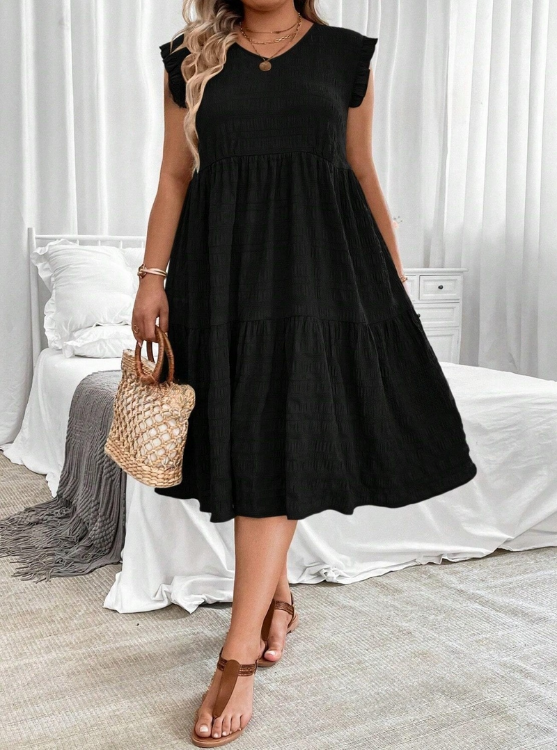 Vestido com babados