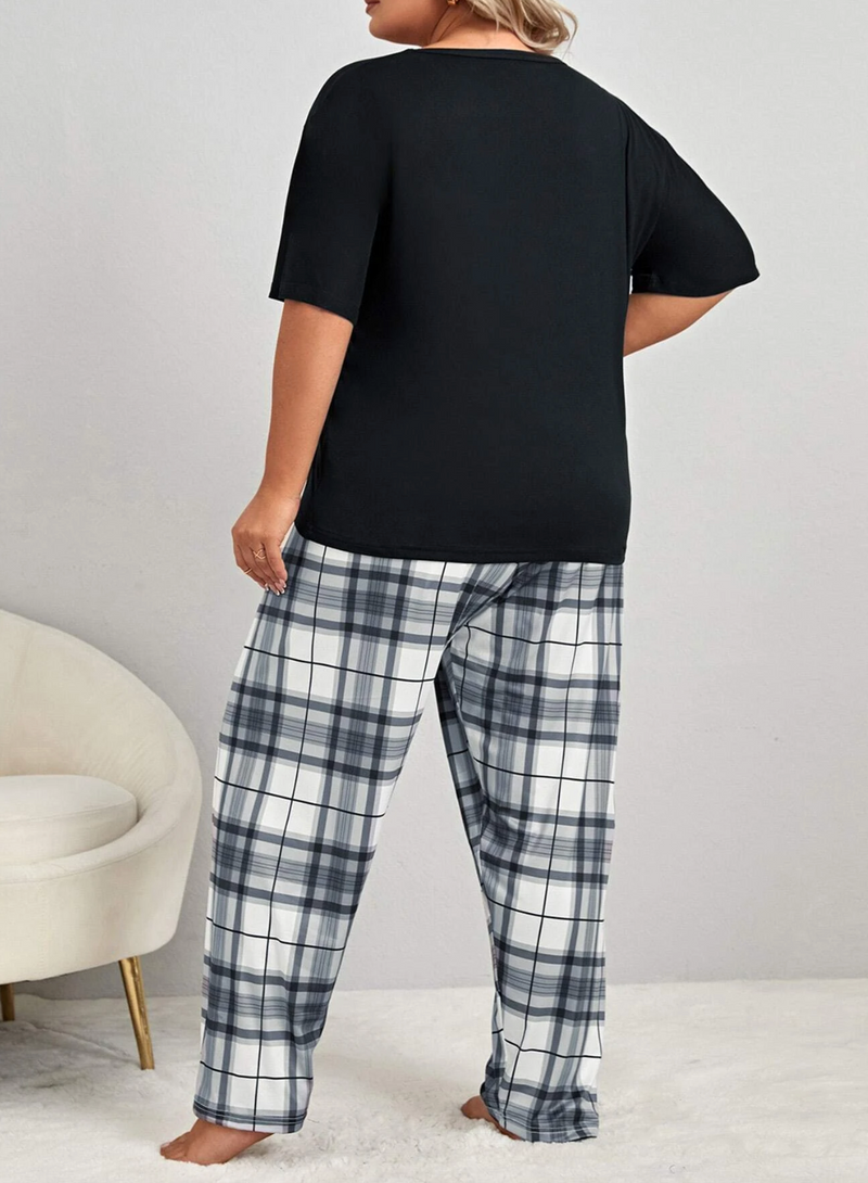 Pijama estampa xadrez
