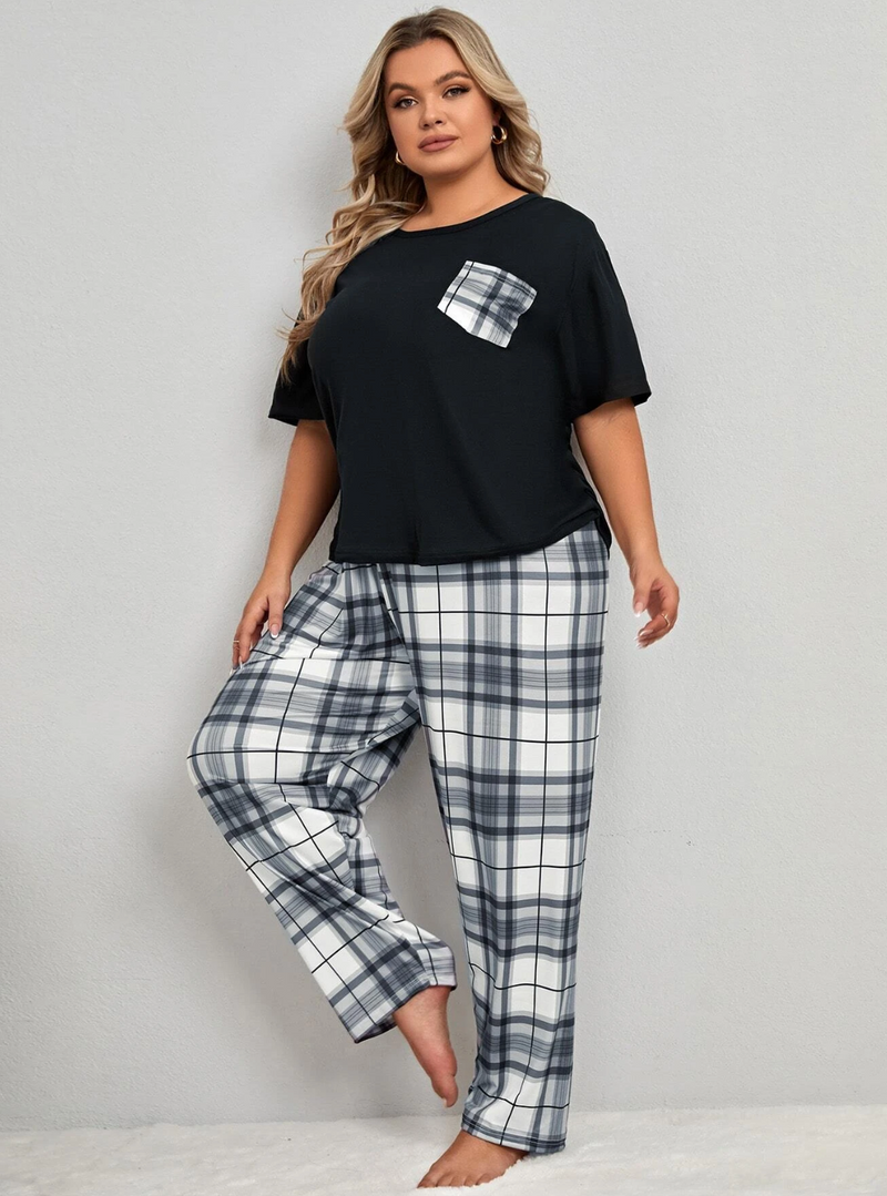 Pijama estampa xadrez