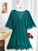 Camisola feminina com renda luxo