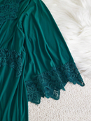 Camisola feminina com renda luxo