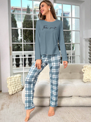 Pijama estampa xadrez