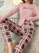 Pijama estampa xadrez