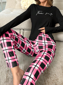 Pijama estampa xadrez