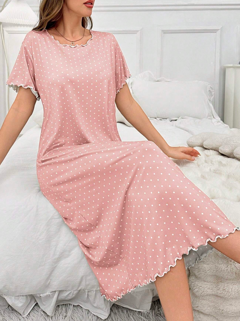 Camisola estampa poá