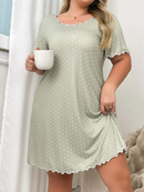 Camisola estampa poá