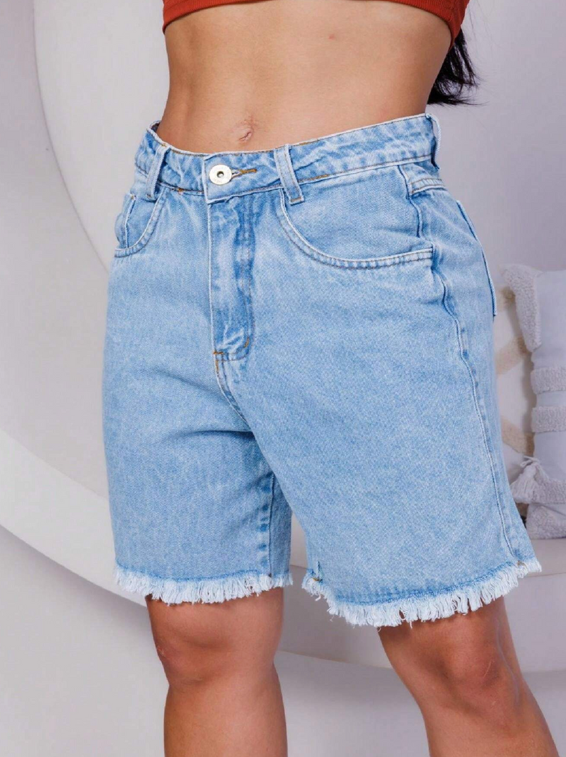Short jeans feminino