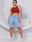 Short jeans feminino