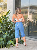 Bermuda jeans feminina
