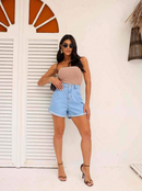 Short jeans feminino
