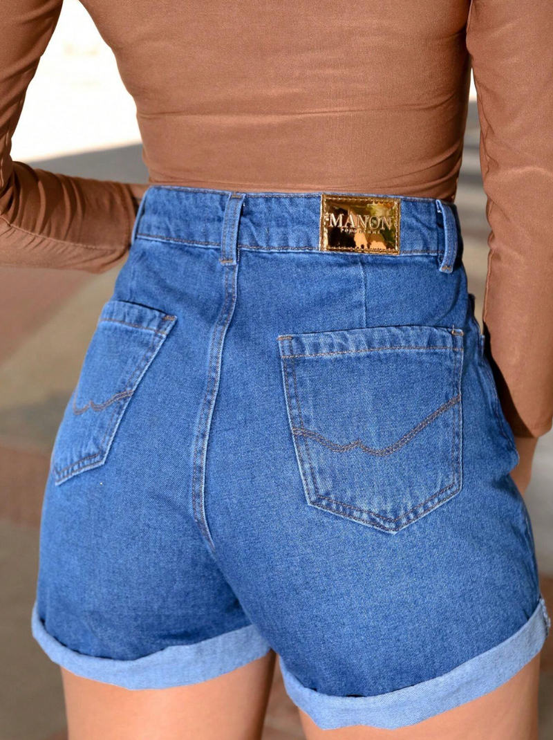 Short jeans feminino