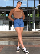 Short jeans feminino