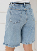 Bermuda jeans feminina