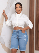 Bermuda moderna feminina