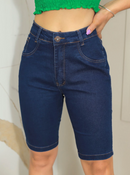 Bermuda jeans feminina
