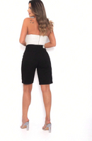 Bermuda jeans feminina