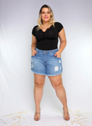 Short jeans feminino