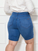 Bermuda jeans feminina