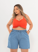 Short jeans feminino