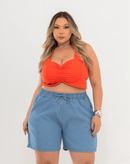 Short jeans feminino