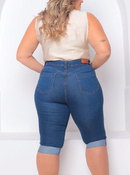 Bermuda jeans feminina
