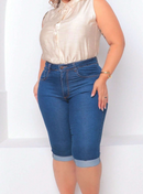 Bermuda jeans feminina