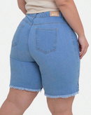 Bermuda jeans feminina