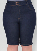 Bermuda jeans feminina