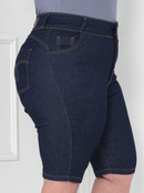 Bermuda jeans feminina