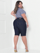 Bermuda jeans feminina