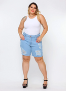 Bermuda jeans moderna