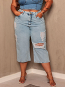 Bermuda jeans moderna