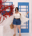 Short jeans feminino