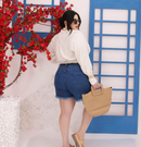 Short jeans feminino