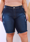 Bermuda jeans feminina