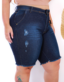 Bermuda jeans feminina