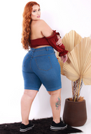 Bermuda jeans feminina