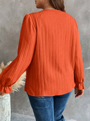 Camisa com inserção de renda