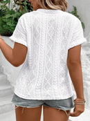 Blusa com decote em V