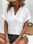 Blusa com decote em V