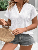 Blusa com decote em V