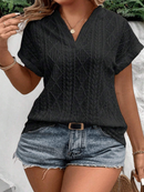 Blusa com decote em V