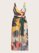 Maiô Estampa Tropical + Saída de Praia