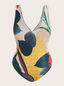 Maiô Estampa Tropical + Saída de Praia