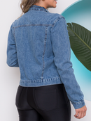 Jaqueta jeans feminina